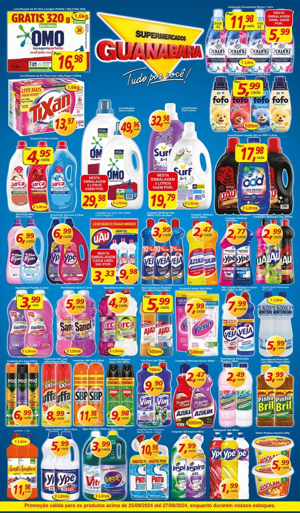 Folheto Supermercados Guanabara - 25/09/2024 - 27/09/2024. Página 6