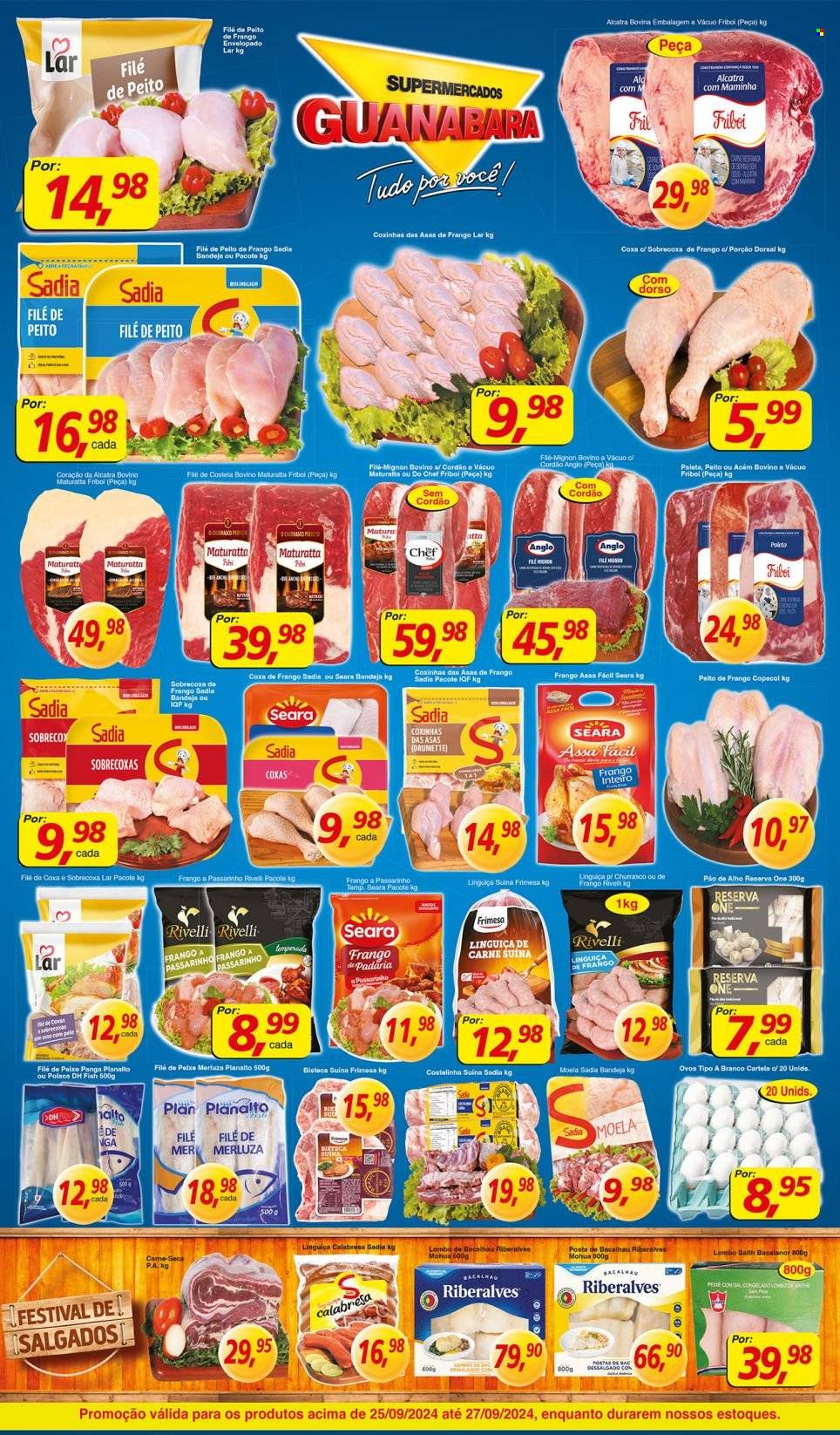 Folheto Supermercados Guanabara - 25/09/2024 - 27/09/2024. Página 9