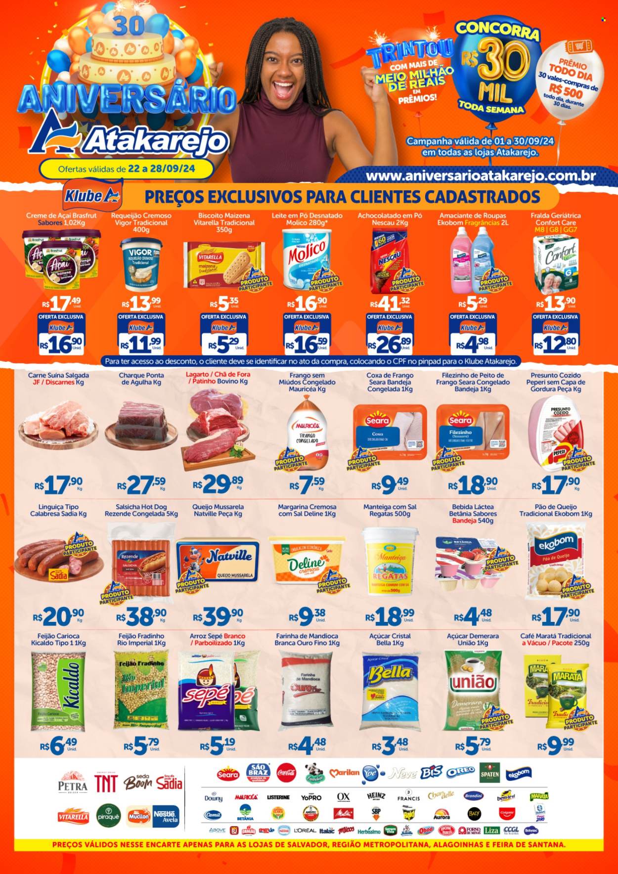 Folheto Atakadão Atakarejo - 22/09/2024 - 28/09/2024. Página 1