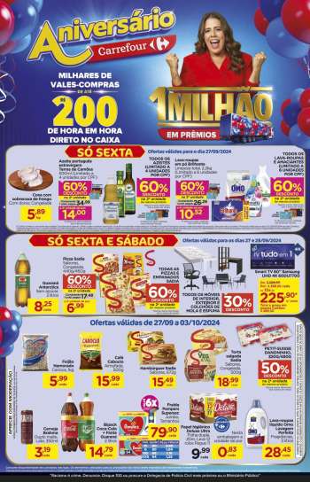 Folheto Carrefour Hiper - 27/09/2024 - 03/10/2024.