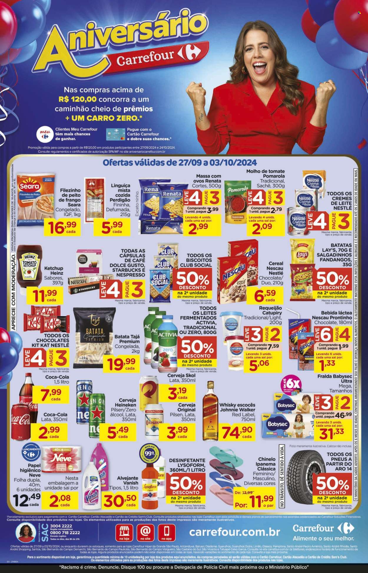 Folheto Carrefour Hiper - 27/09/2024 - 03/10/2024. Página 2