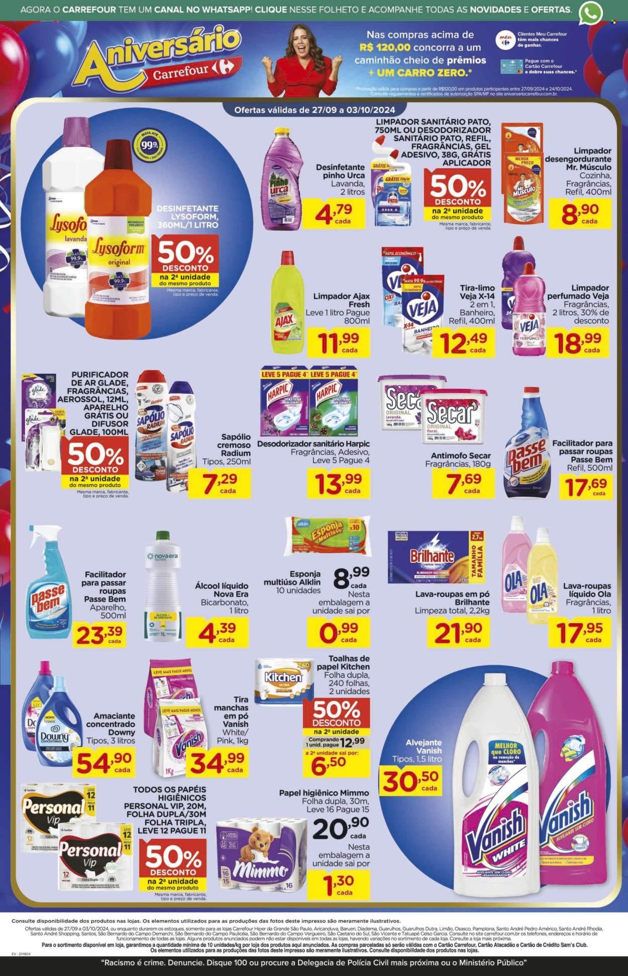 Folheto Carrefour Hiper - 27/09/2024 - 03/10/2024. Página 14