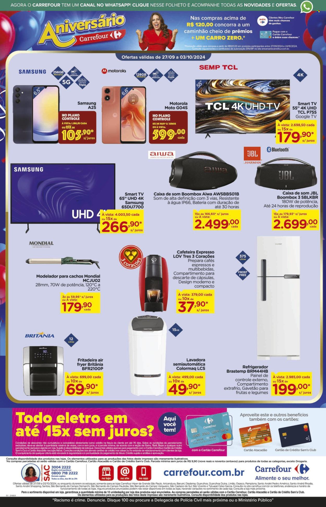 Folheto Carrefour Hiper - 27/09/2024 - 03/10/2024. Página 16
