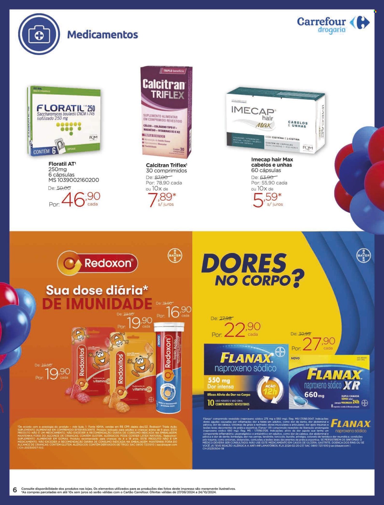 Folheto Carrefour Drogaria - 27/09/2024 - 24/10/2024. Página 6