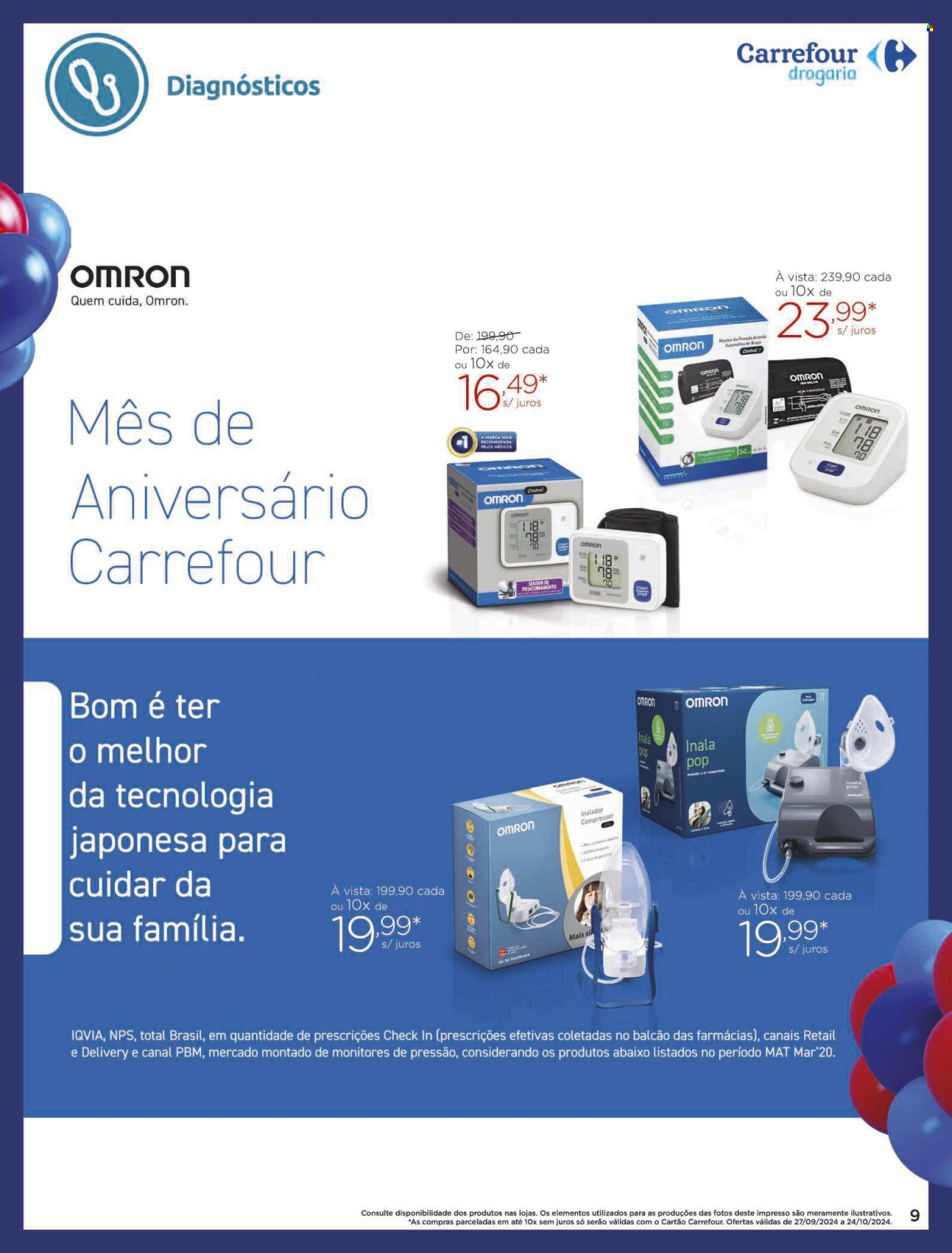 Folheto Carrefour Drogaria - 27/09/2024 - 24/10/2024. Página 9