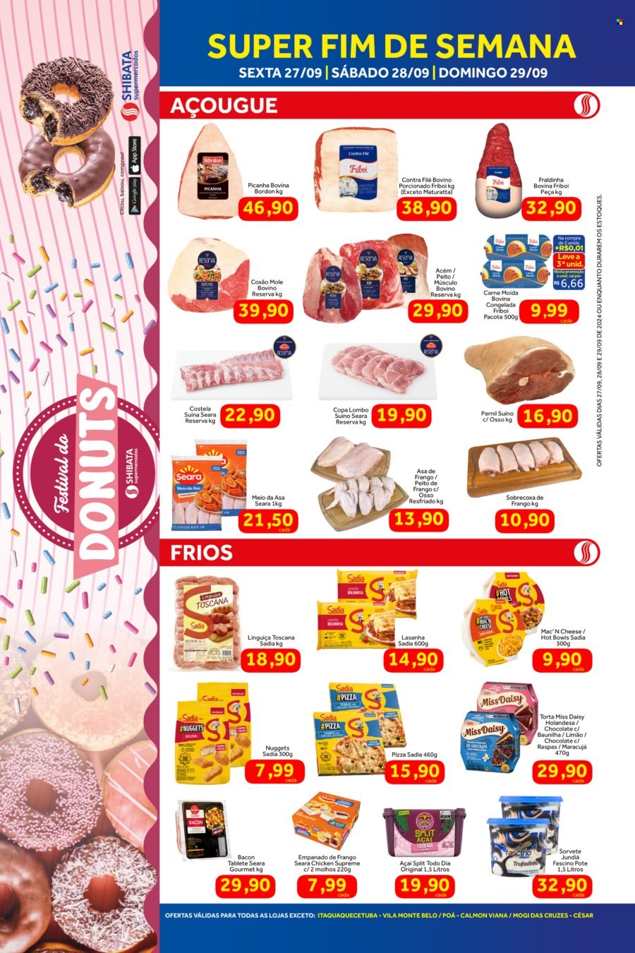 Folheto Shibata Supermercados - 27/09/2024 - 29/09/2024. Página 1