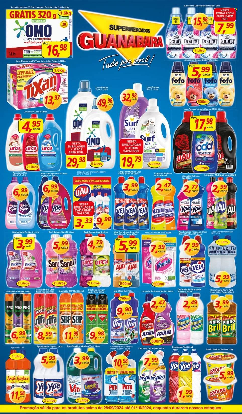 Folheto Supermercados Guanabara - 28/09/2024 - 01/10/2024. Página 6