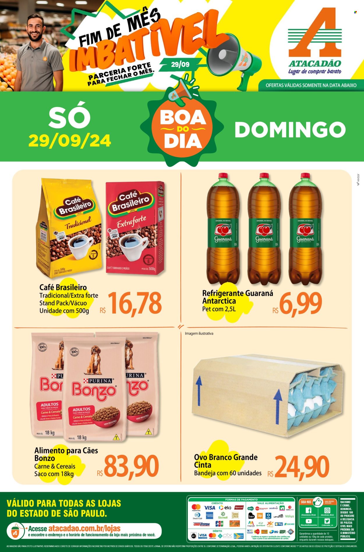 Folheto Atacadão - 29/09/2024 - 29/09/2024. Página 1