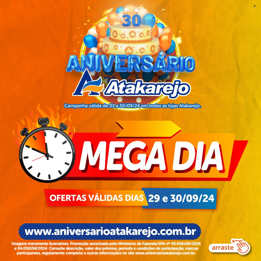 Folheto Atakadão Atakarejo - 29/09/2024 - 30/09/2024. Página 1