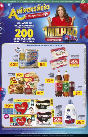Folheto Carrefour Bairro - 27/09/2024 - 03/10/2024.