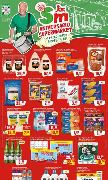 Folheto Rede Supermarket - 01/10/2024 - 03/10/2024.