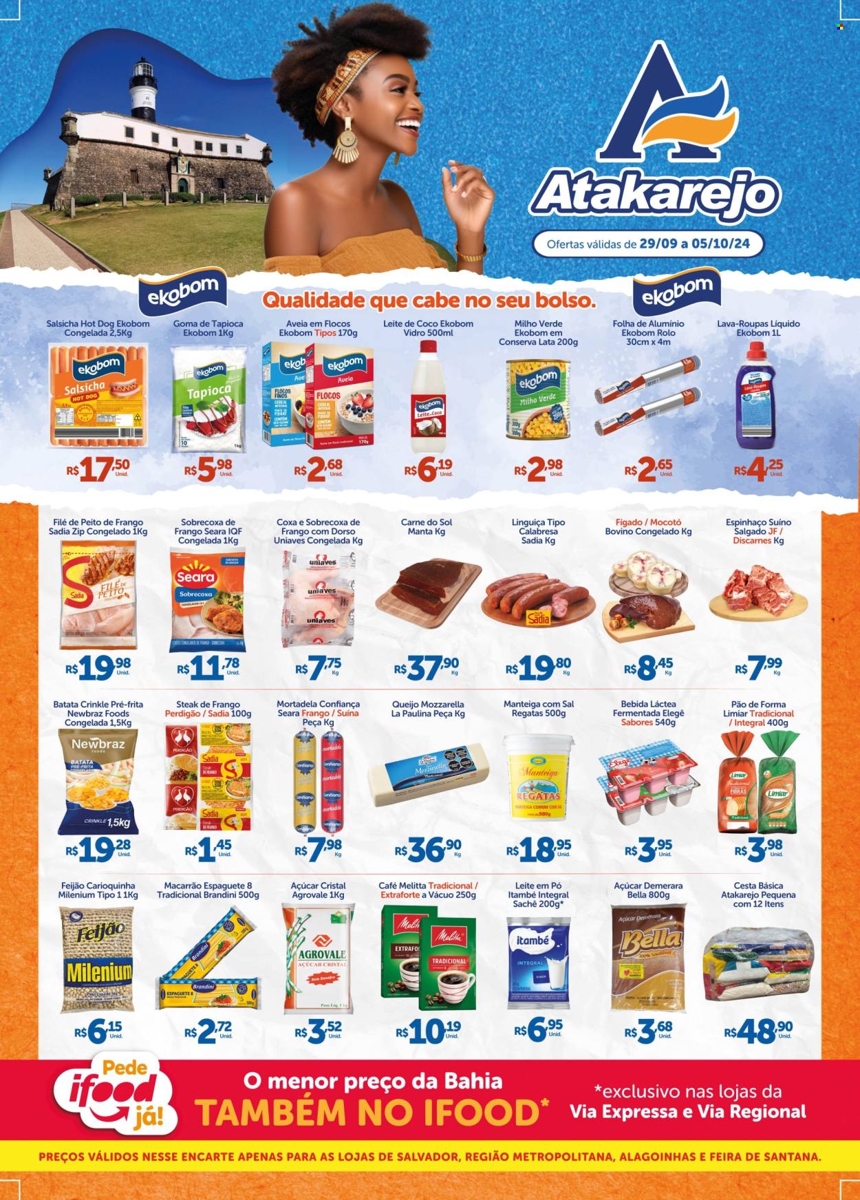Folheto Atakadão Atakarejo - 29/09/2024 - 05/10/2024. Página 1