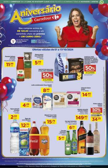 Folheto Carrefour Hiper - 01/10/2024 - 17/10/2024.