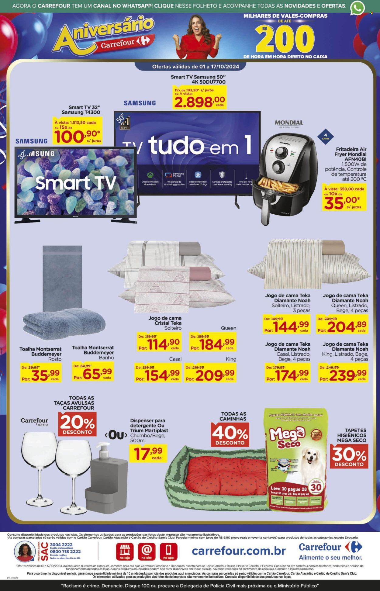 Folheto Carrefour Hiper - 01/10/2024 - 17/10/2024. Página 4