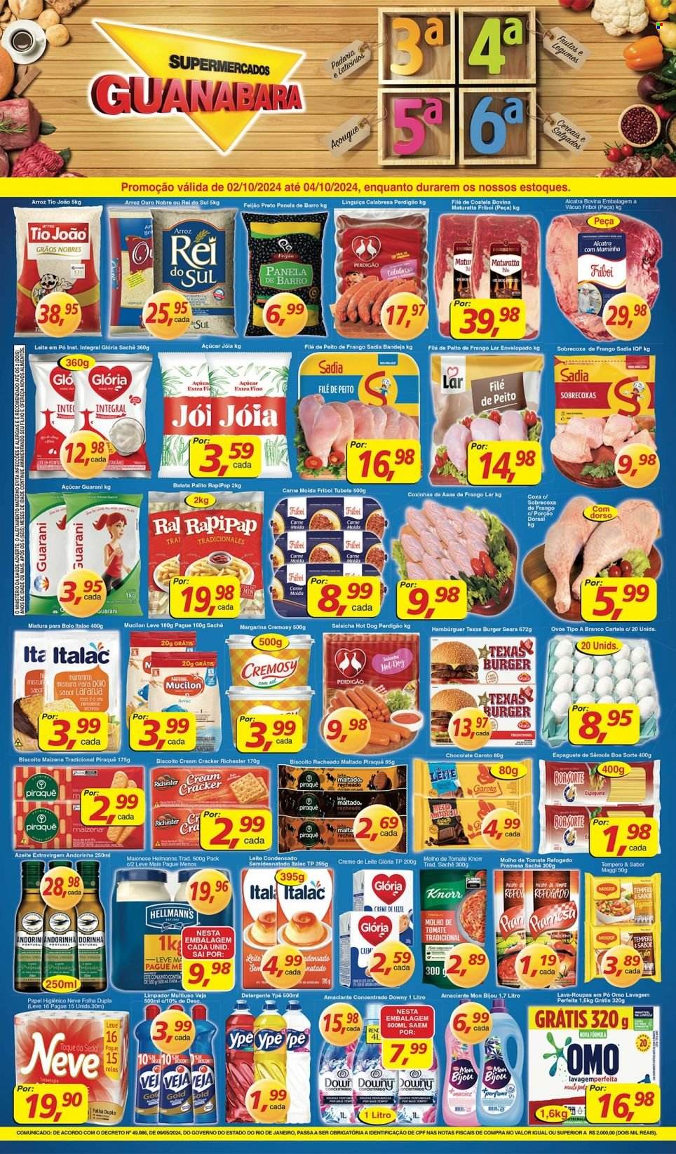 Folheto Supermercados Guanabara - 02/10/2024 - 04/10/2024. Página 12