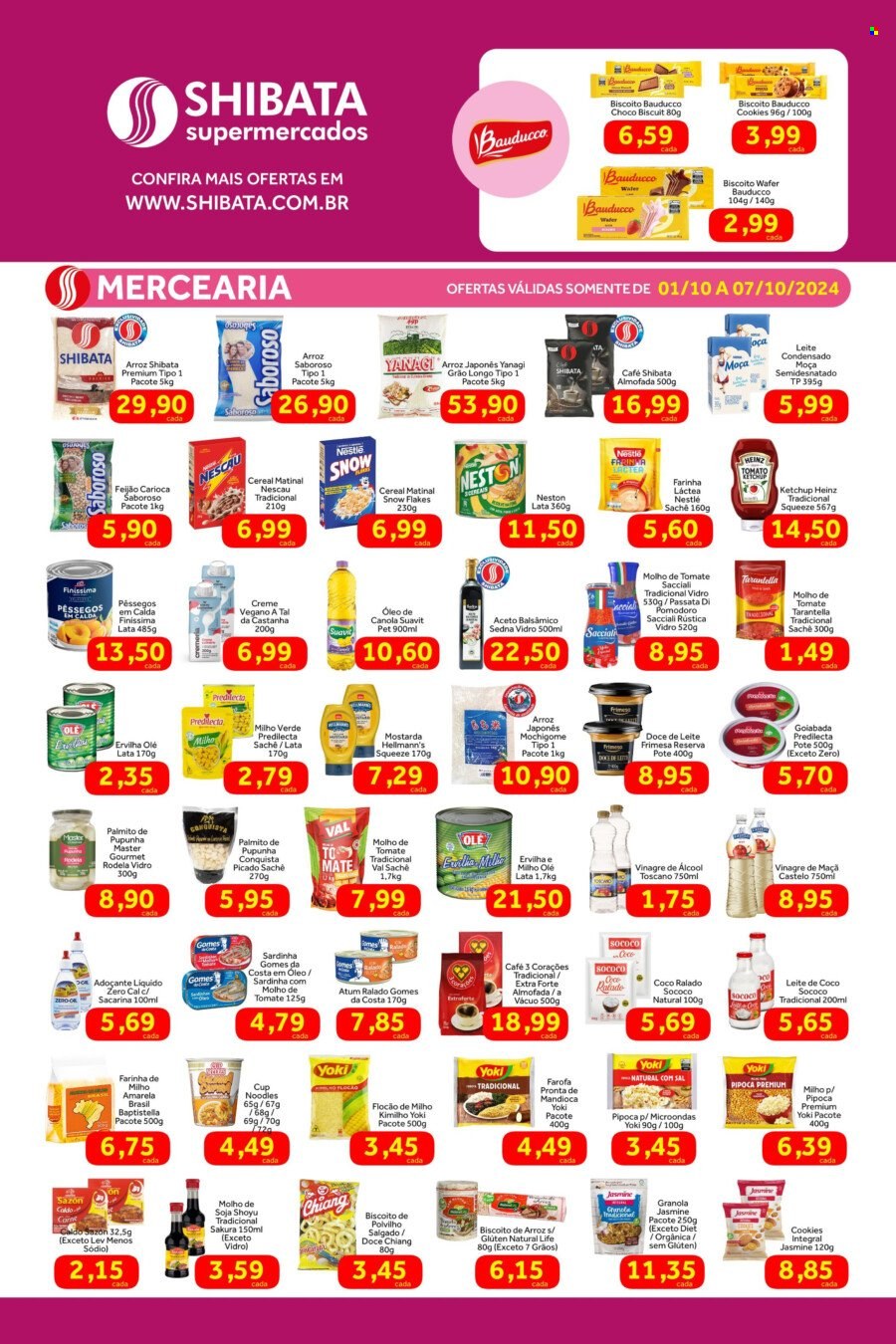 Folheto Shibata Supermercados - 01/10/2024 - 07/10/2024. Página 2