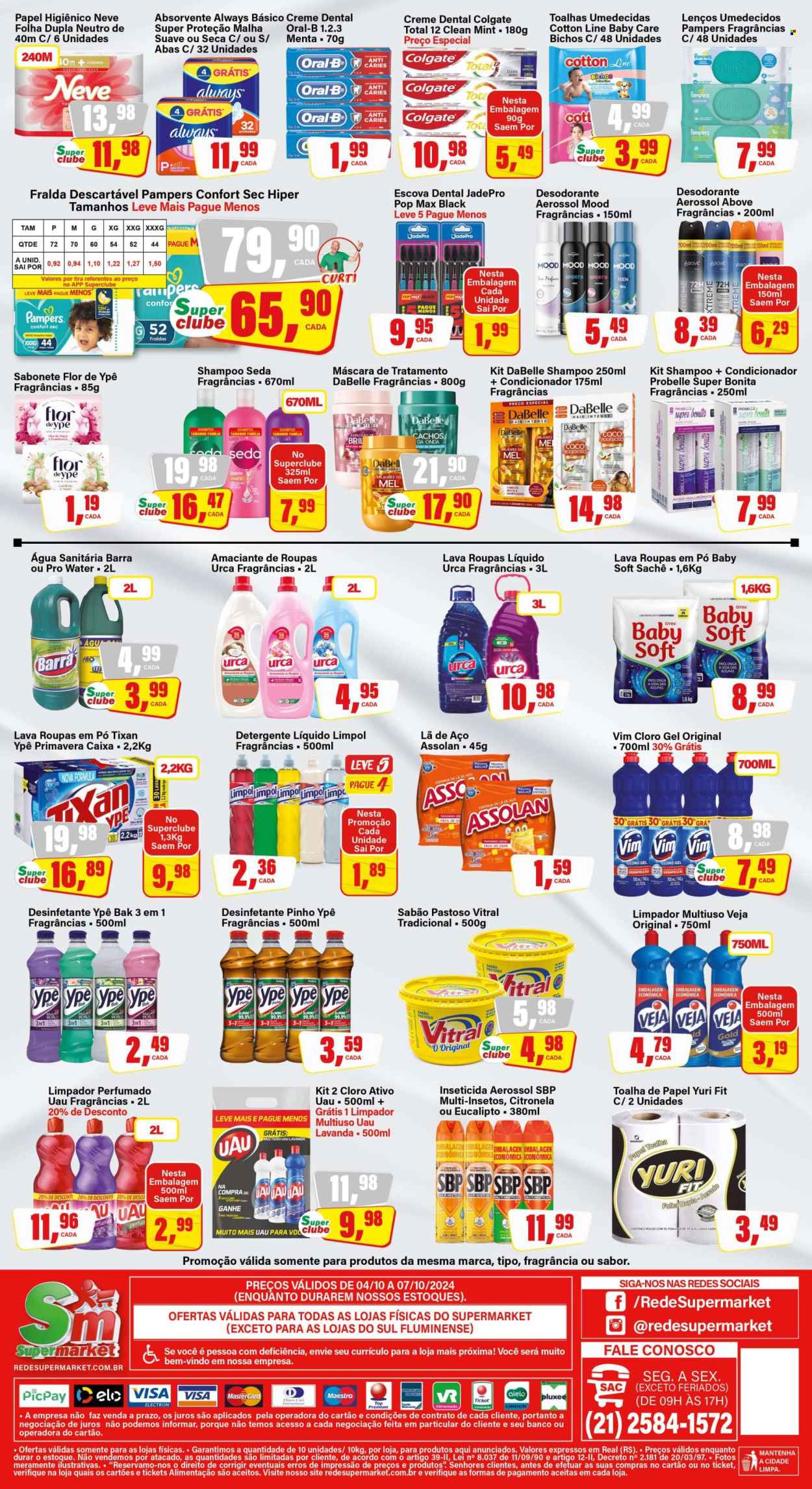 Folheto Rede Supermarket - 04/10/2024 - 07/10/2024. Página 4