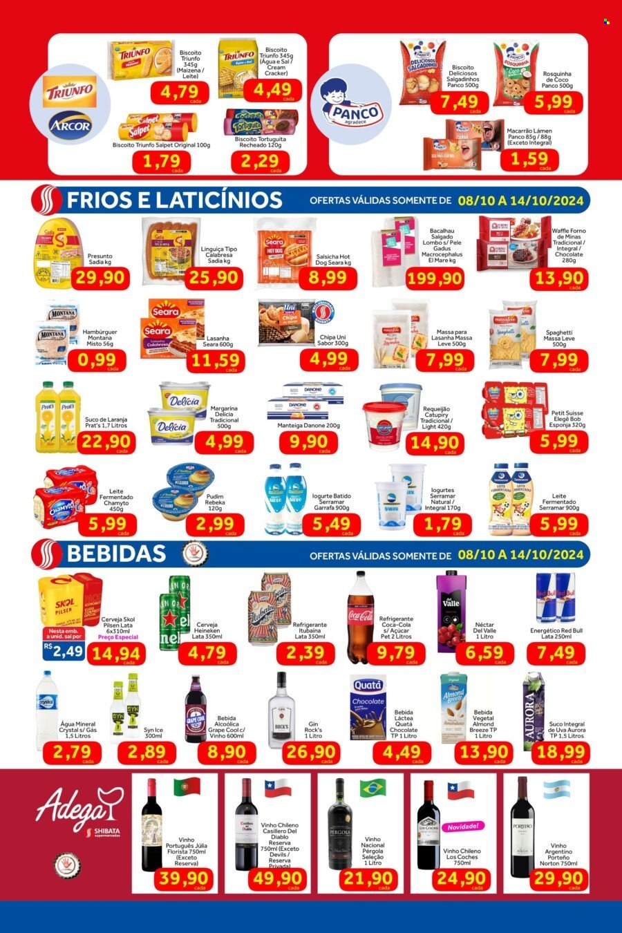 Folheto Shibata Supermercados - 08/10/2024 - 14/10/2024. Página 3
