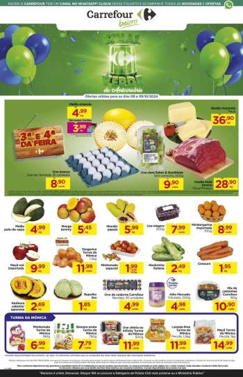 Folheto Carrefour Bairro - 08/10/2024 - 09/10/2024.