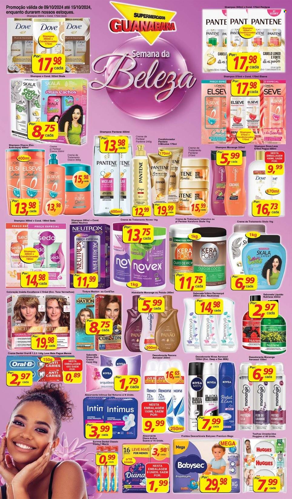 Folheto Supermercados Guanabara - 09/10/2024 - 15/10/2024. Página 1