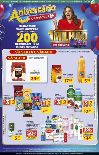 Folheto Carrefour Bairro - 11/10/2024 - 17/10/2024.