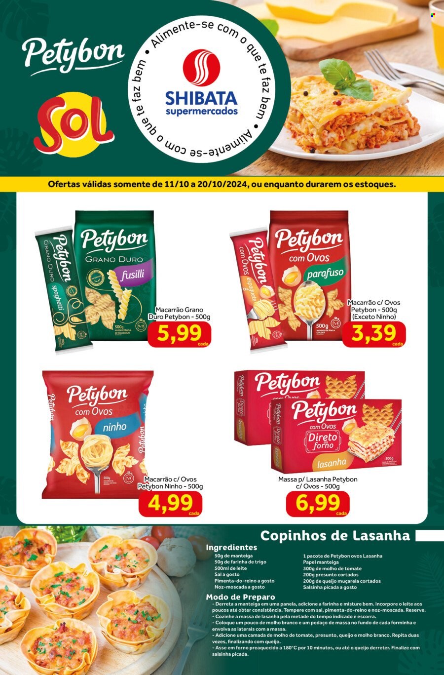Folheto Shibata Supermercados - 11/10/2024 - 20/10/2024. Página 1