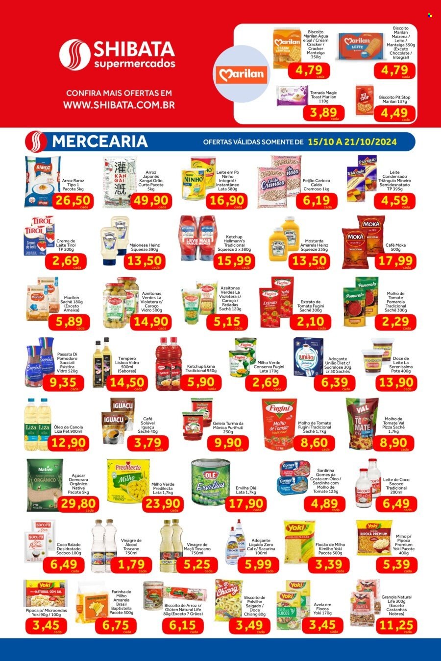 Folheto Shibata Supermercados - 15/10/2024 - 21/10/2024. Página 2