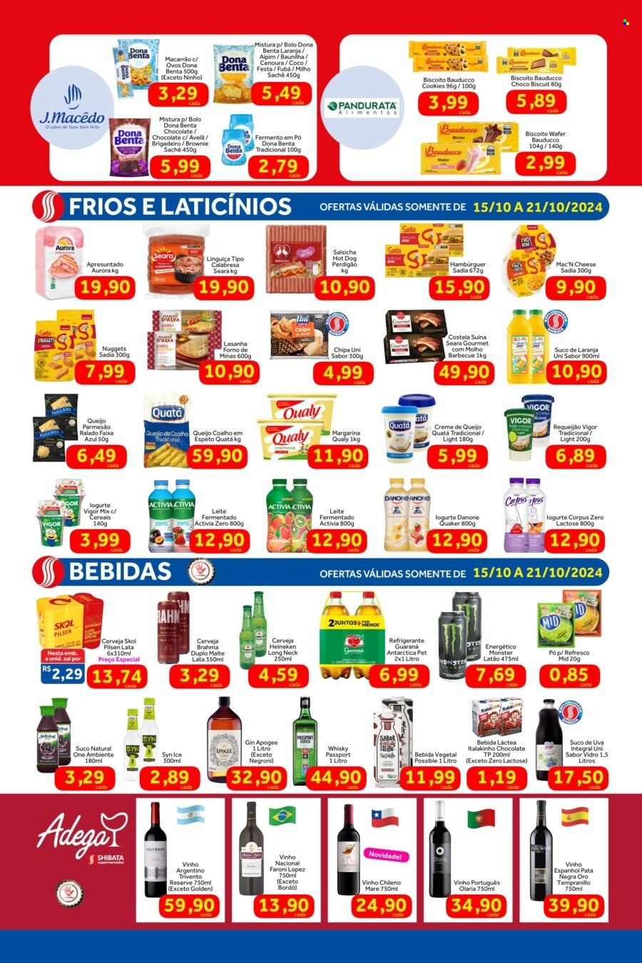 Folheto Shibata Supermercados - 15/10/2024 - 21/10/2024. Página 3