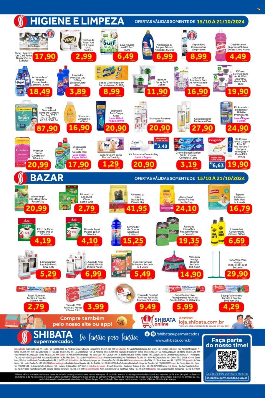 Folheto Shibata Supermercados - 15/10/2024 - 21/10/2024. Página 4