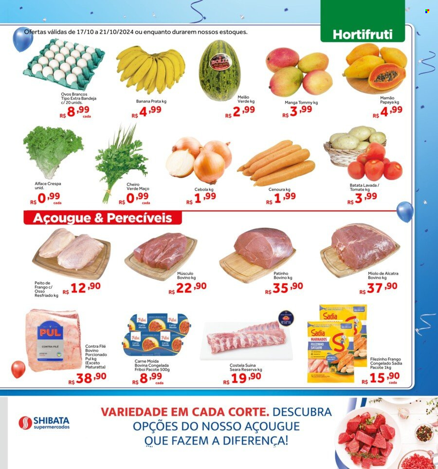 Folheto Shibata Supermercados - 17/10/2024 - 21/10/2024. Página 8