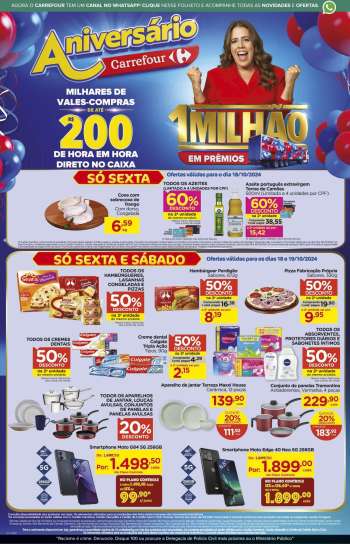 Folheto Carrefour Hiper - 18/10/2024 - 24/10/2024.