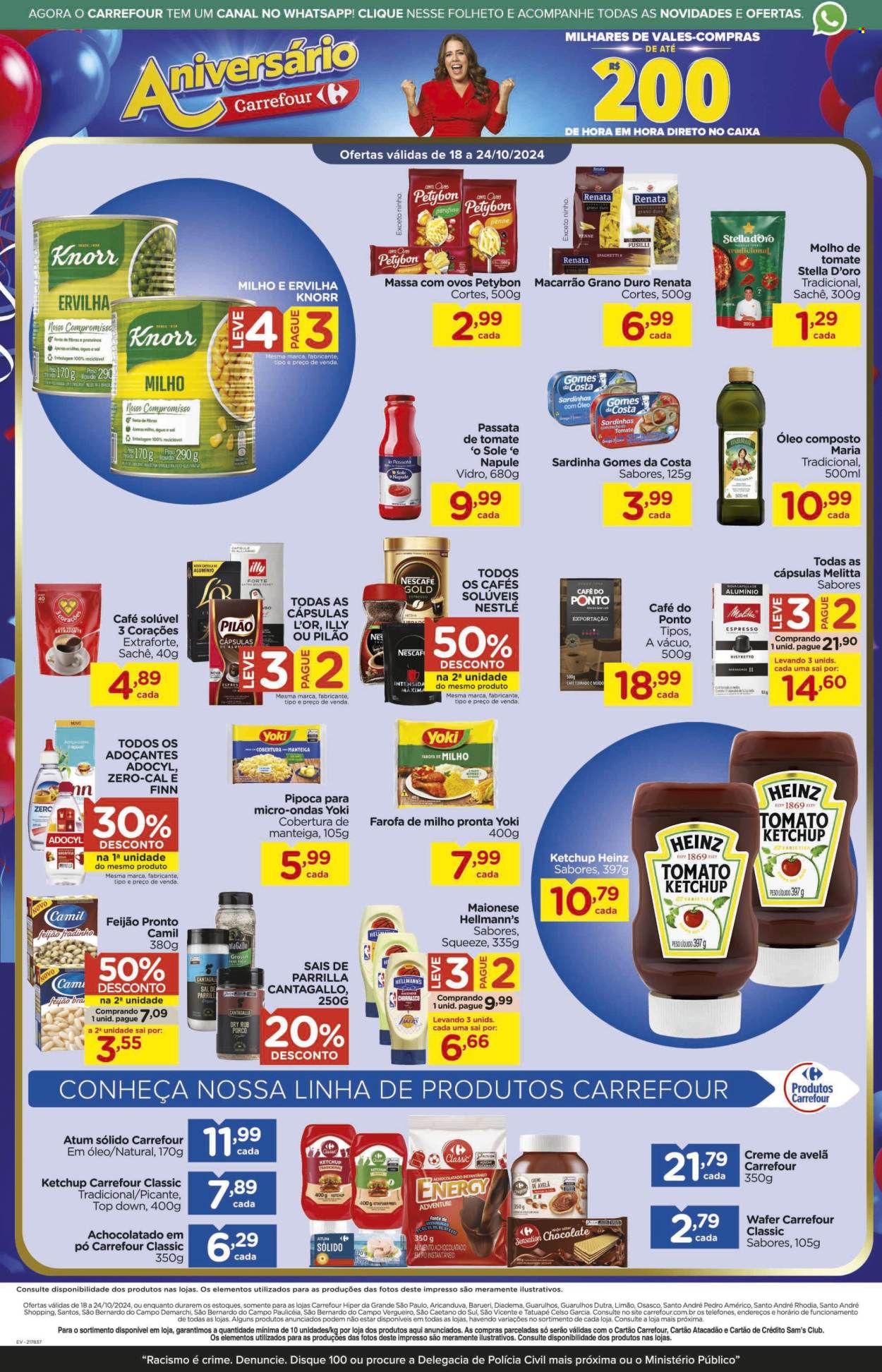 Folheto Carrefour Hiper - 18/10/2024 - 24/10/2024. Página 6