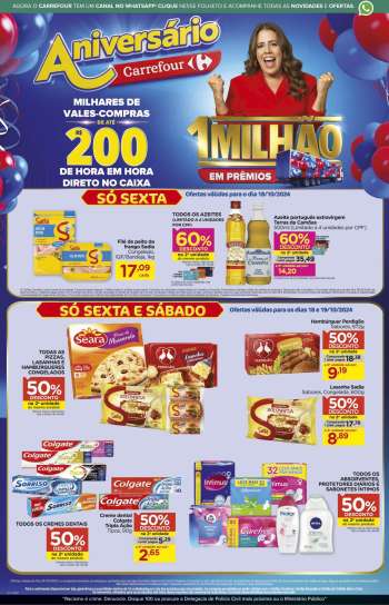 Folheto Carrefour Bairro - 18/10/2024 - 24/10/2024.