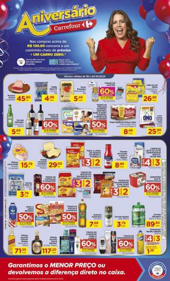 Folheto Carrefour Hiper - 18/10/2024 - 22/10/2024.