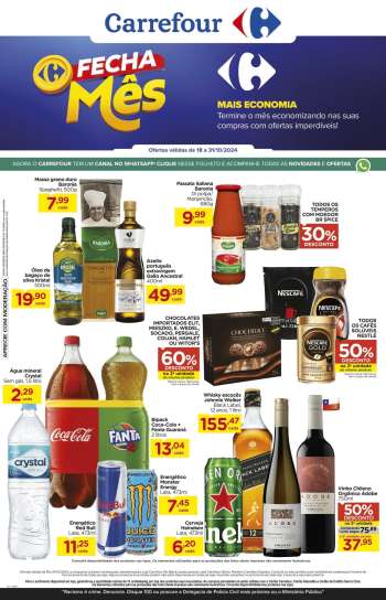 Folheto Carrefour Hiper - 18/10/2024 - 31/10/2024.