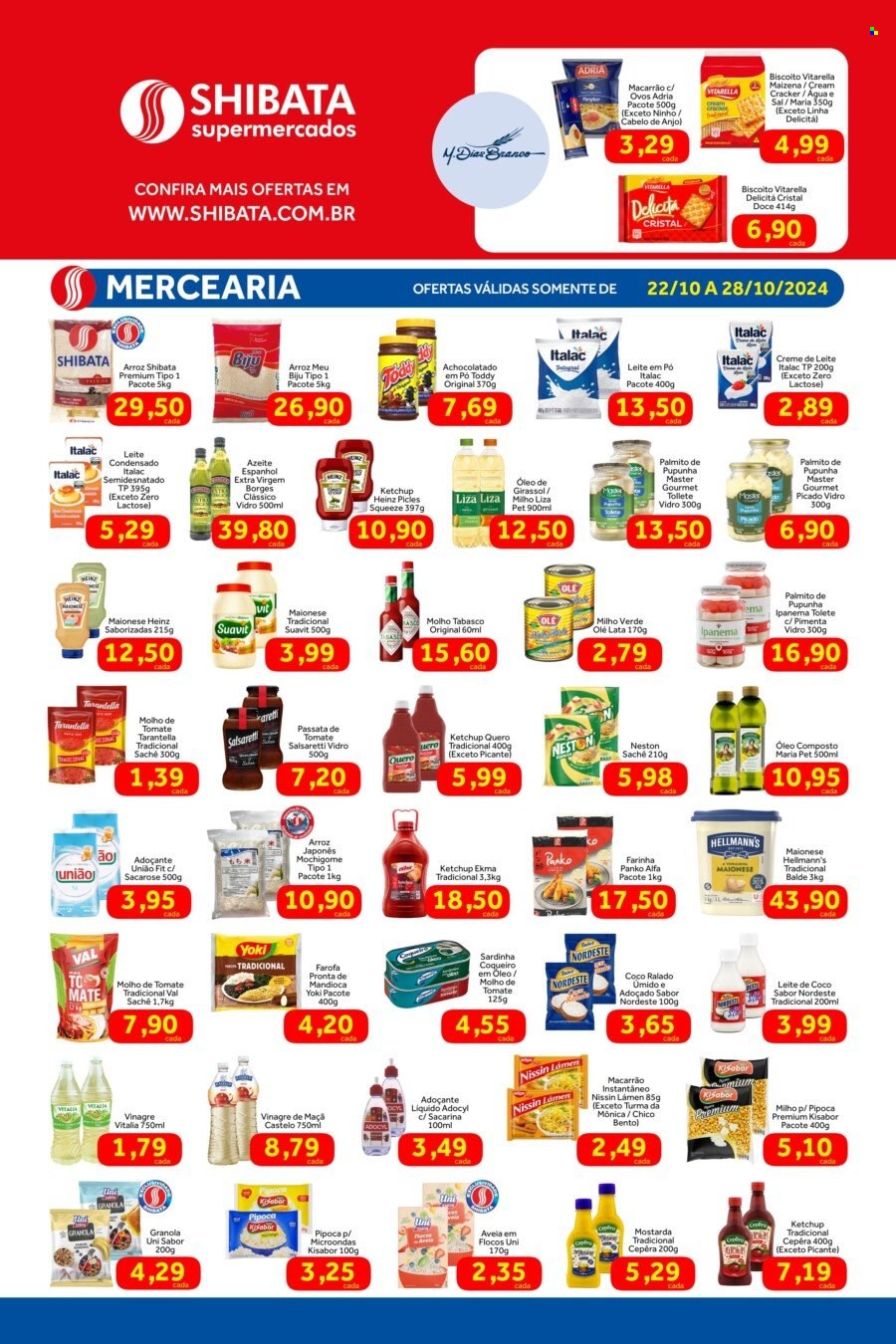 Folheto Shibata Supermercados - 22/10/2024 - 28/10/2024. Página 2
