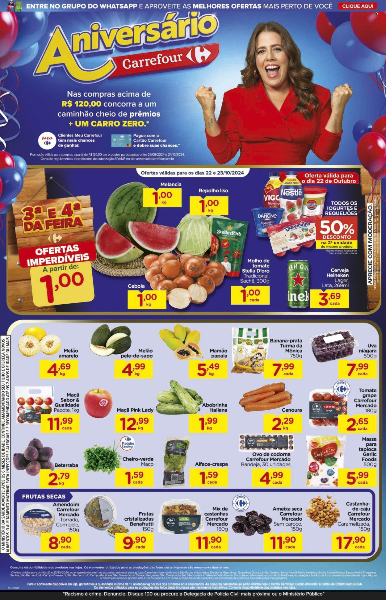 Folheto Carrefour Hiper - 22/10/2024 - 23/10/2024. Página 1