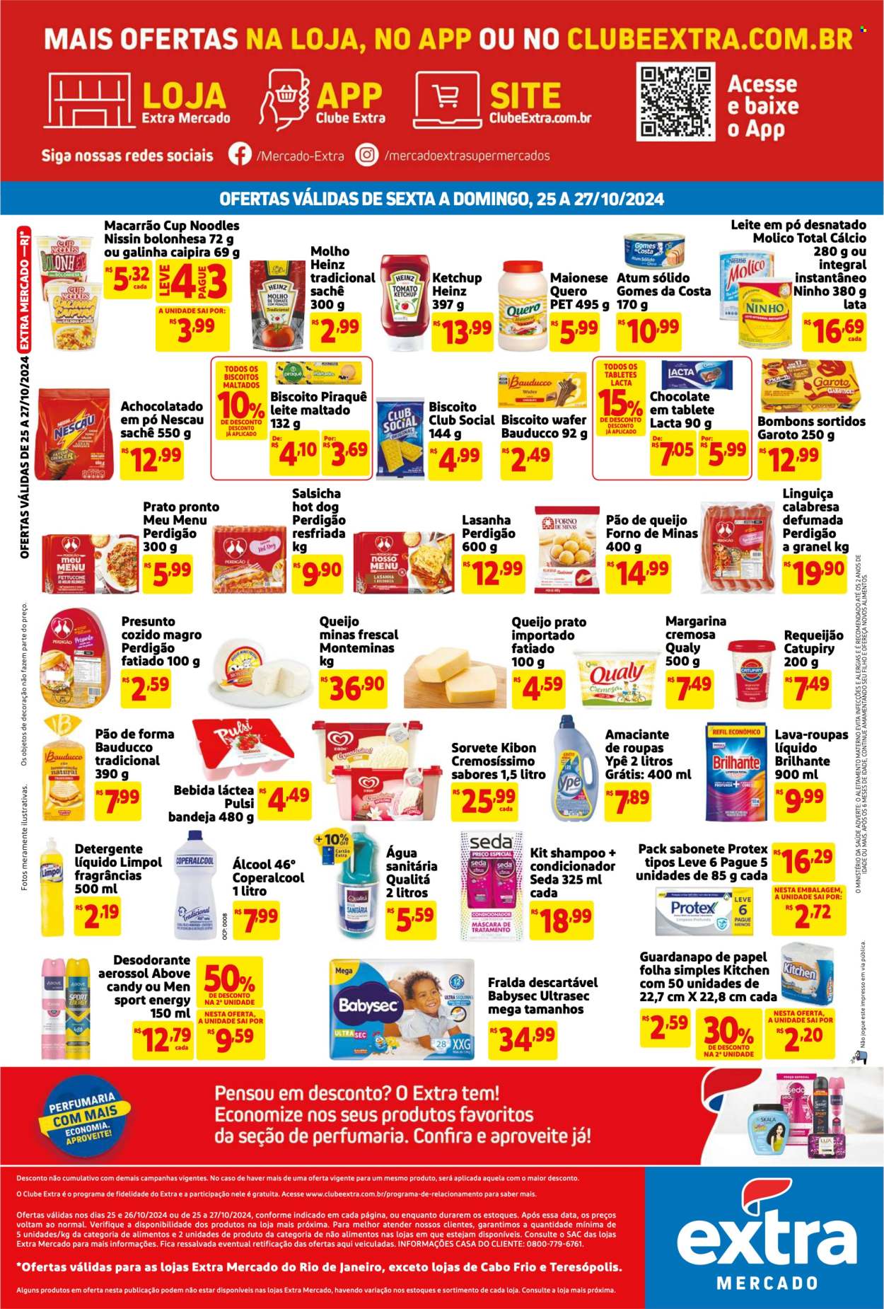 Folheto Mercado Extra - 25/10/2024 - 27/10/2024. Página 2