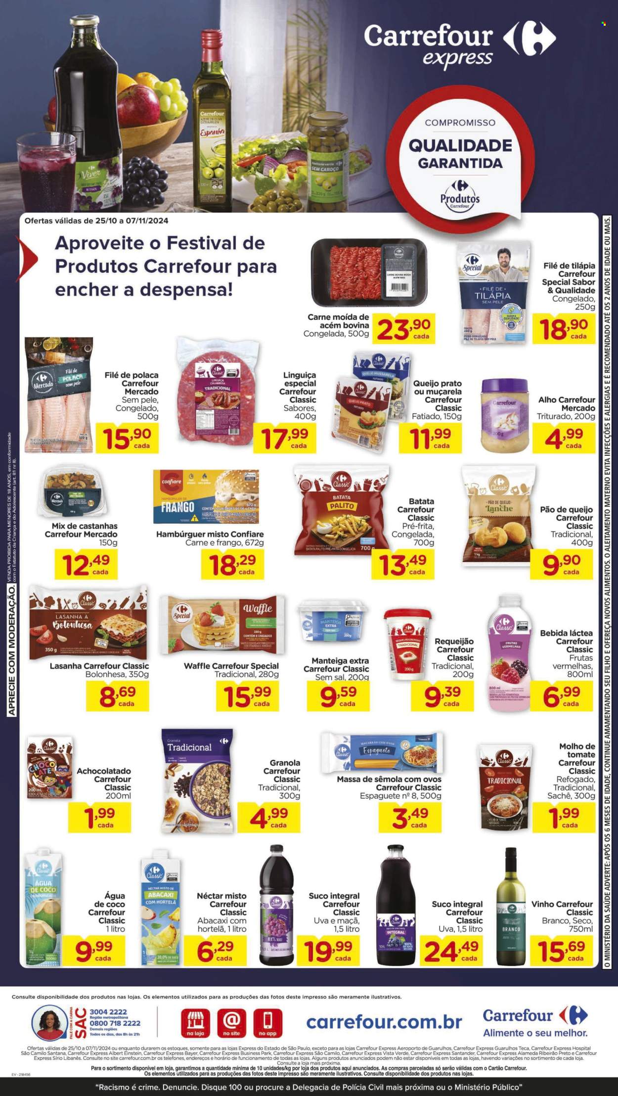 Folheto Carrefour - 25/10/2024 - 07/11/2024. Página 1