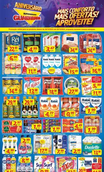 Folheto Supermercados Guanabara - 26/10/2024 - 29/10/2024.