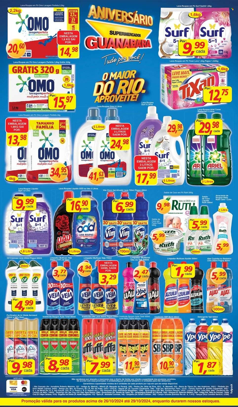 Folheto Supermercados Guanabara - 26/10/2024 - 29/10/2024. Página 12