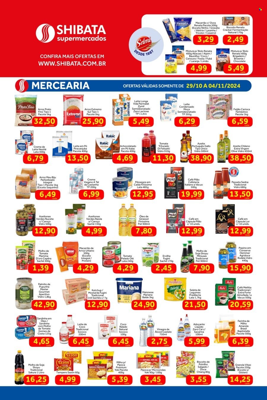 Folheto Shibata Supermercados - 29/10/2024 - 04/11/2024. Página 2