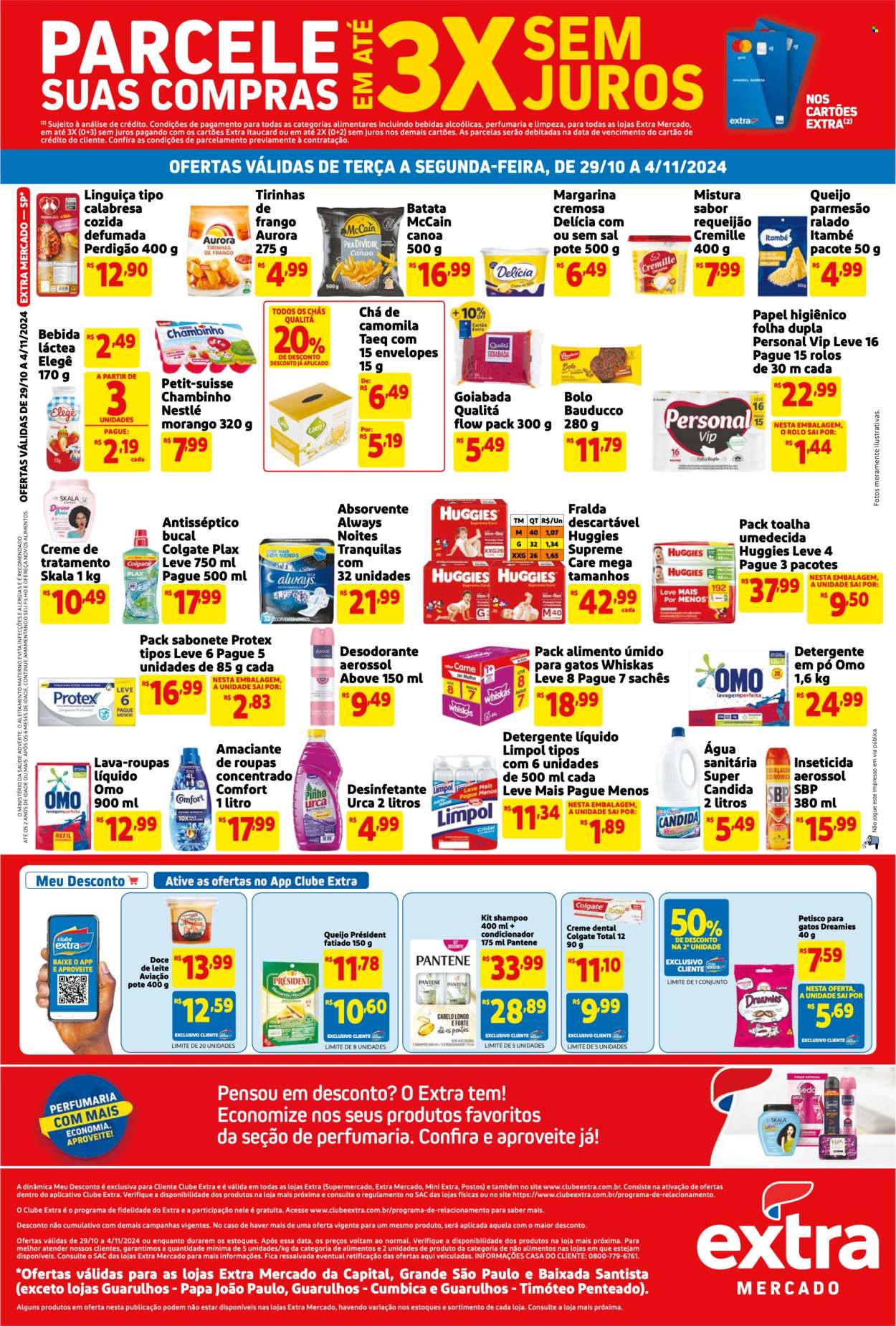 Folheto Mercado Extra - 29/10/2024 - 04/11/2024. Página 2