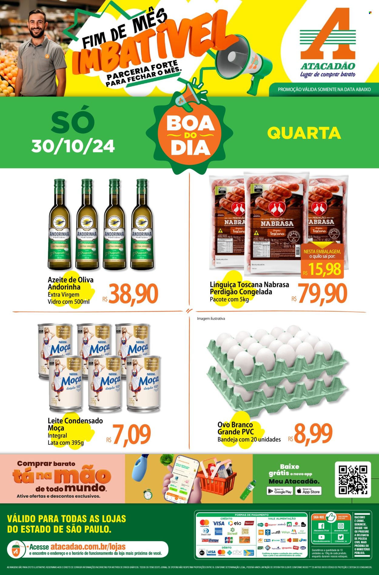 Folheto Atacadão - 30/10/2024 - 30/10/2024. Página 1