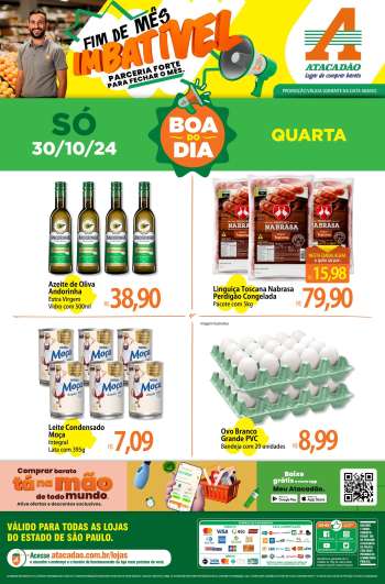 Folheto Atacadão - 30/10/2024 - 30/10/2024.
