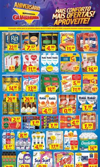 Folheto Supermercados Guanabara - 01/11/2024 - 02/11/2024.
