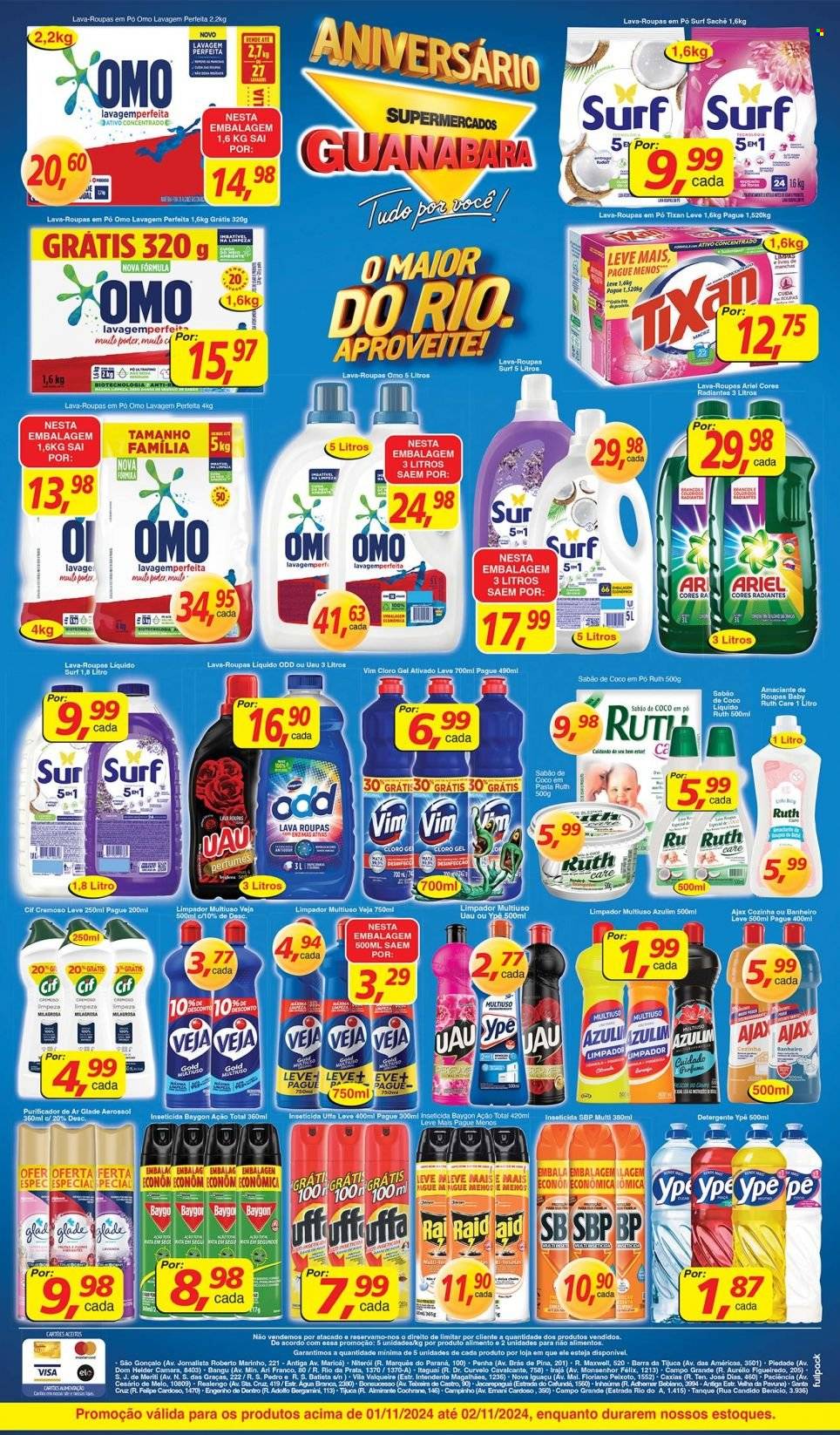 Folheto Supermercados Guanabara - 01/11/2024 - 02/11/2024. Página 12