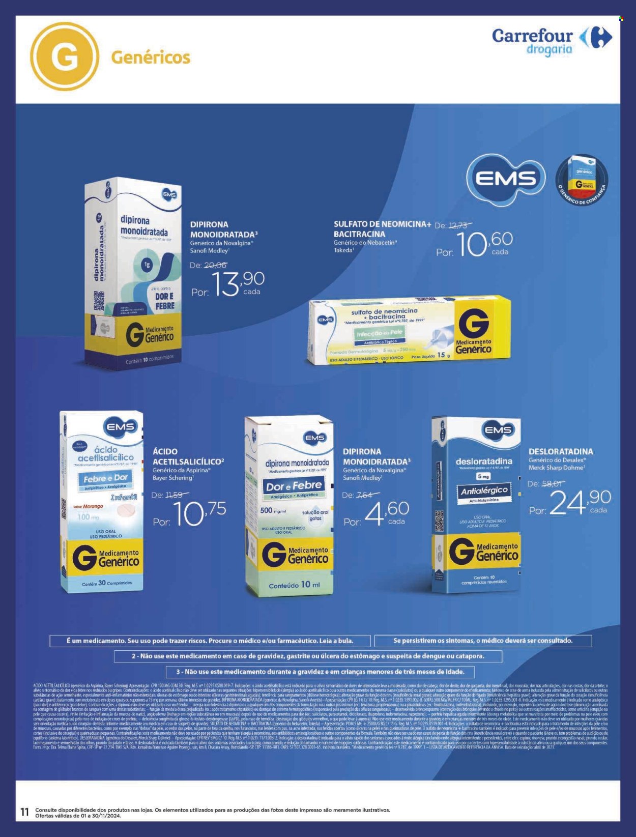 Folheto Carrefour Drogaria - 01/11/2024 - 30/11/2024. Página 11