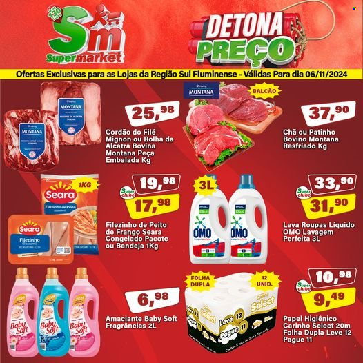 Folheto Rede Supermarket - 06/11/2024 - 06/11/2024. Página 1