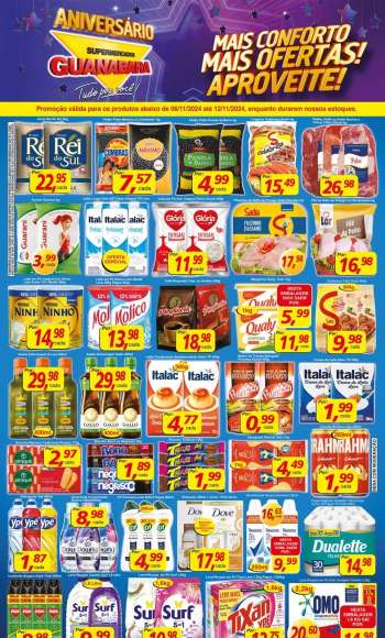 Folheto Supermercados Guanabara - 06/11/2024 - 12/11/2024.
